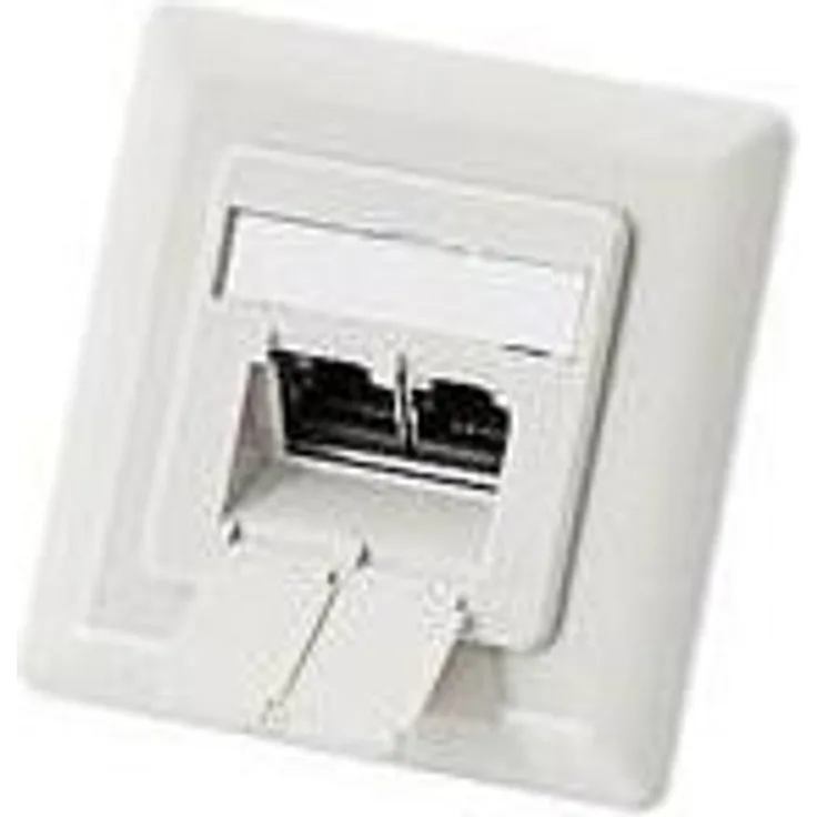 Caterpillar Helos - Anschlussdose UP - Anschlussdose, unterputz - RJ-45 X 2 - RAL 9010, Reinweiß (012141)