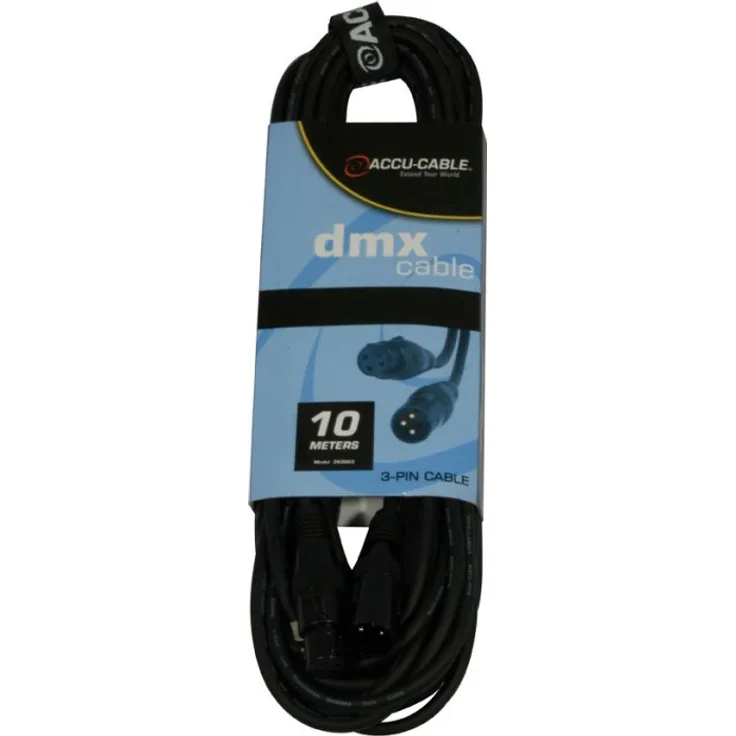 DMX Kabel 3pin, 10m, 110 Ohm, AC3PDMX30
