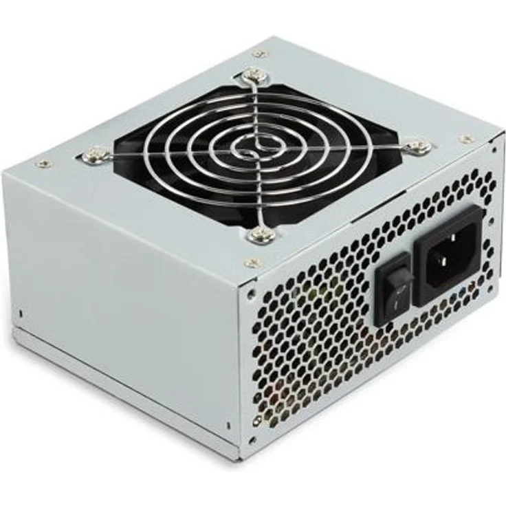 TooQ TQEP-500S-SFX- Netzteil (500W, ATX 12V V1.3) silberfarben – Bild 1