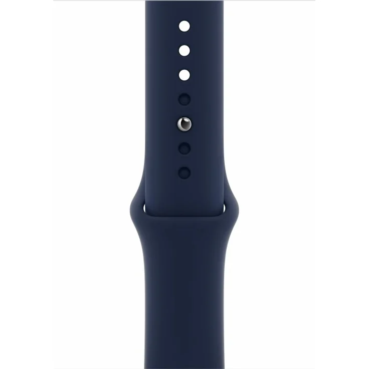 Apple Watch Series 6 Smartwatch GPS, 44mm, Aluminiumgehäuse Blau, Sportarmband Dunkelmarine – Bild 3