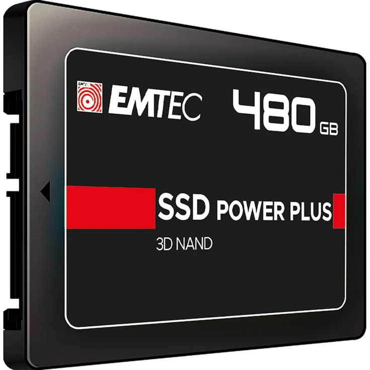 EMTEC X150 Power Plus 3D NAND - Solid-State-Disk - 480 GB - intern - 2.5 Zoll (6.4 cm) - SATA 6Gb/s (ECSSD480GX150) – Bild 2