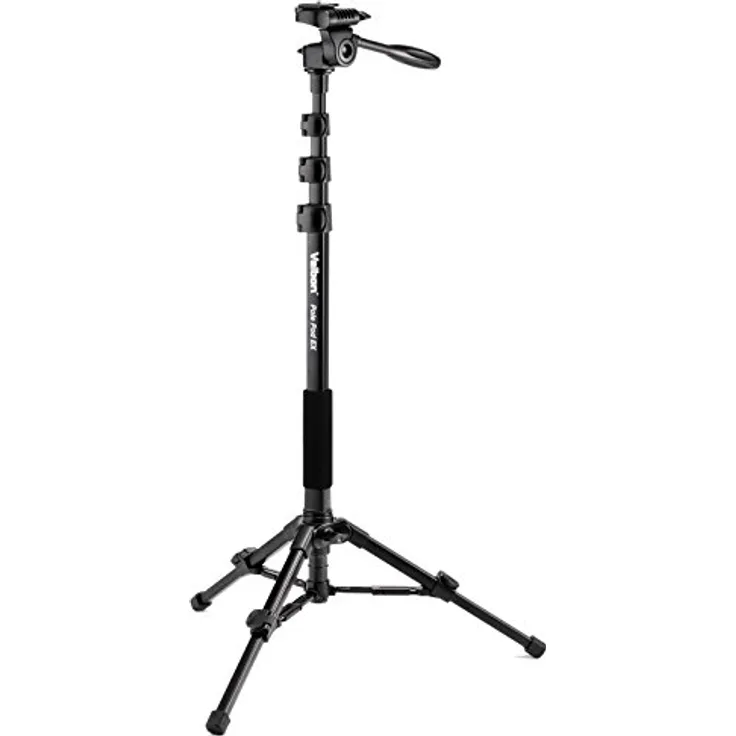 Pole POD EX – Multifunktionales Set bestehend aus: Einbein--Dreibein--Kopf und Tasche.