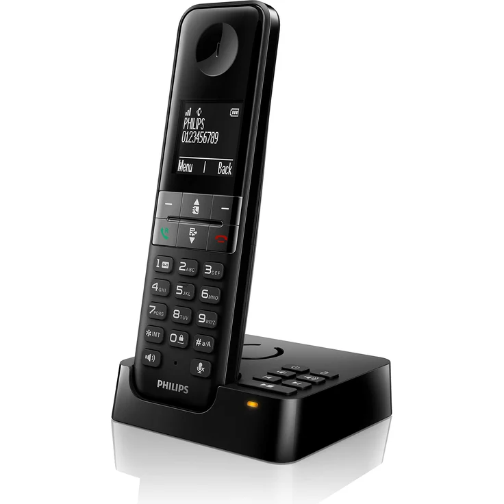 Philips D4751B-01 DECT Schnurlostelefon mit Anrufbeantworter – Bild 1