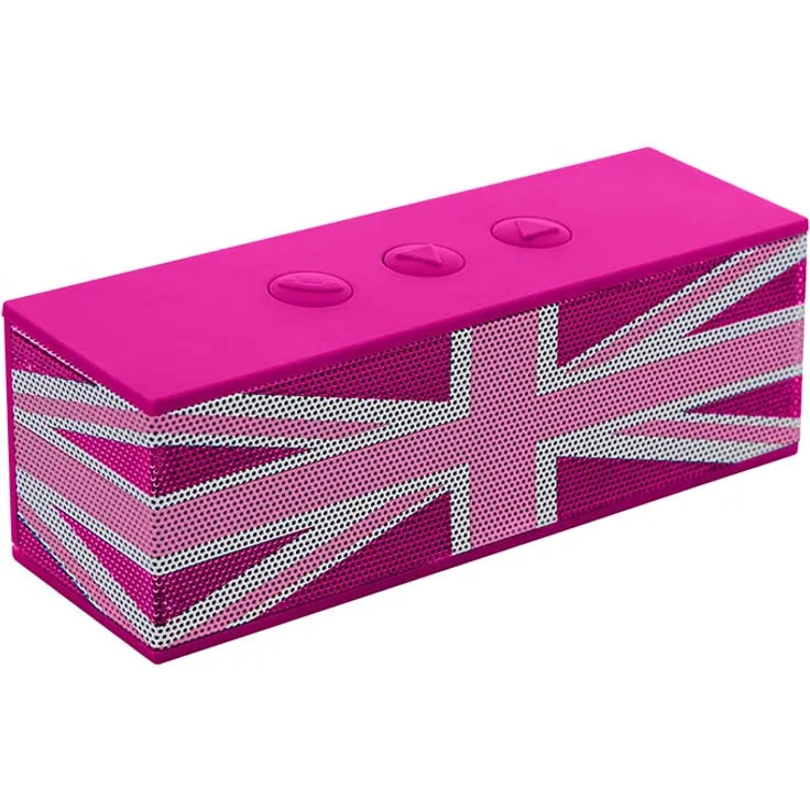 BigBen Blautooth-Lautsprecher BT01 - Union Jack (pink)