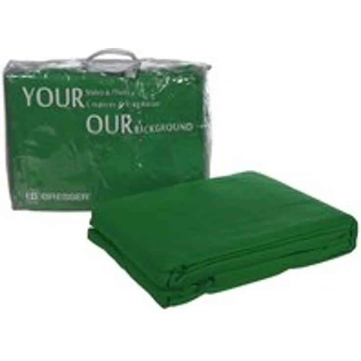 Bresser F000082 Baumwolle Fotostudio Stoff Hintergrund 3x6 m chromakey grün