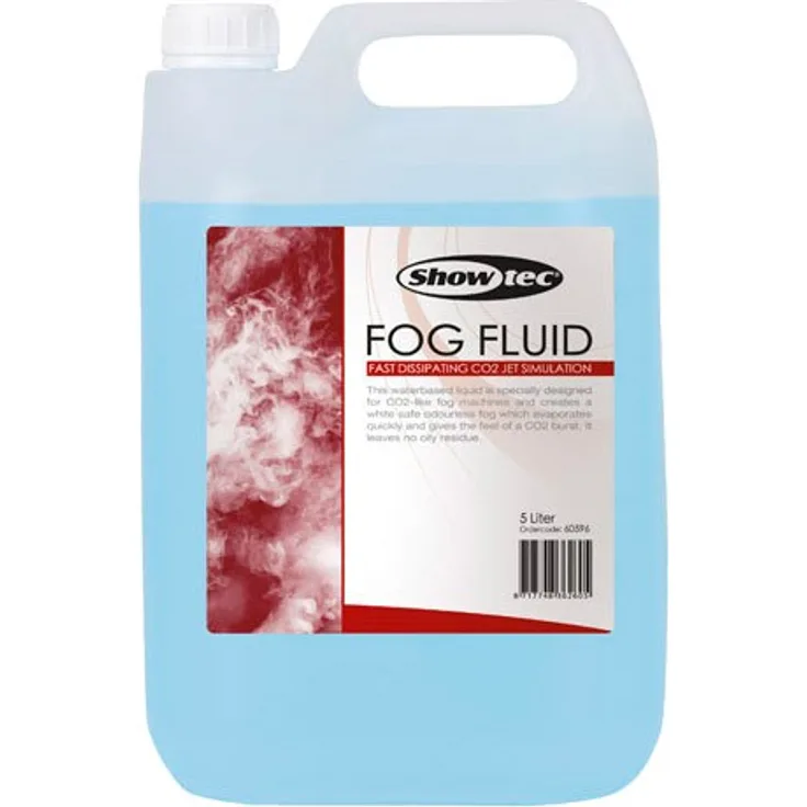Showtec Fog Fluid Fast Dissipating - 5 l, Simulation eines CO2-Strahls