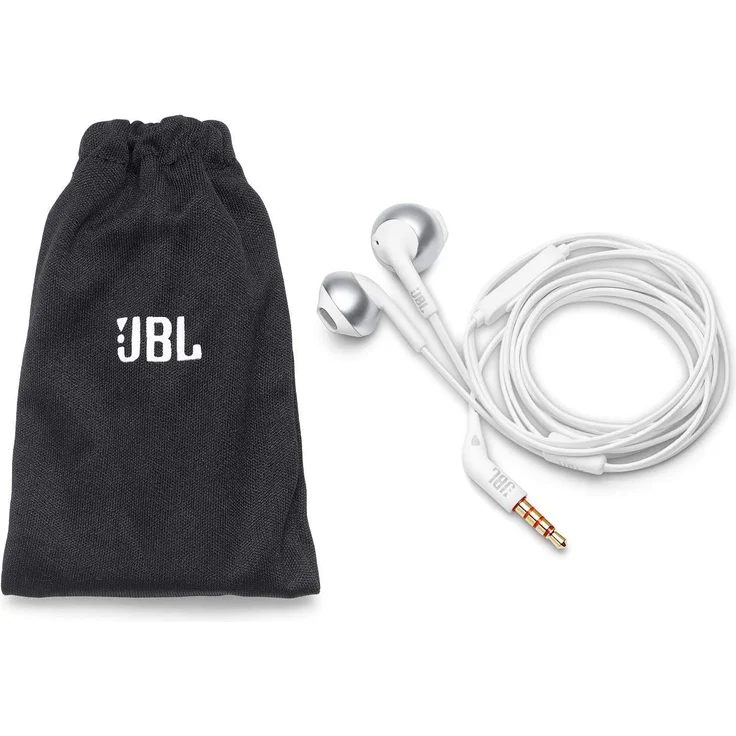 JBL Tune 205 In-Ear Kopfhörer mit Mikrofon, silber – Bild 5