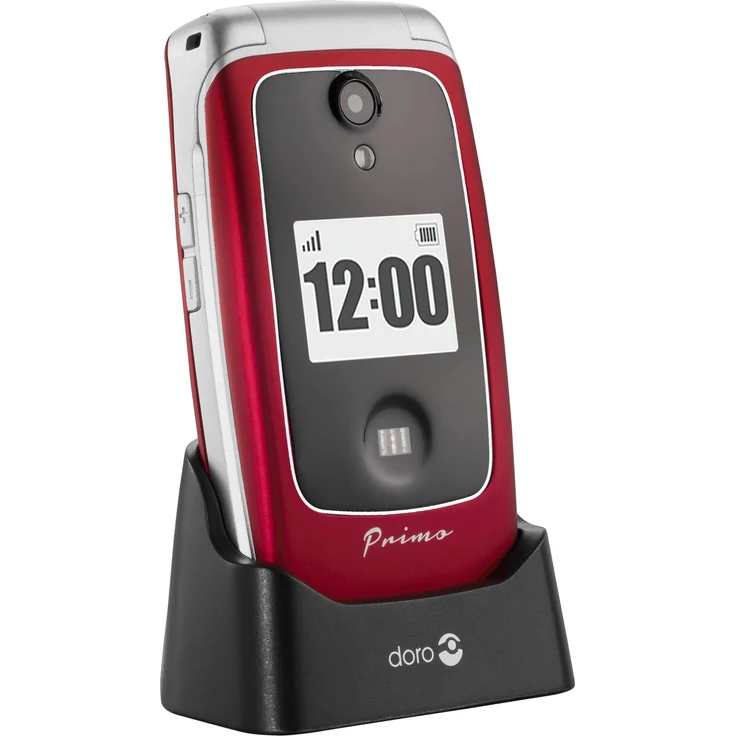 Primo 418 by Doro Seniorenhandy 7,11cm (2,8 Zoll) Display, Rot – Bild 3