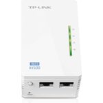 TP-Link TL-WPA4220 AV600 WLAN N300 WiFi Powerline (max. 600Mbit-s Powerline, max. 300Mbit-s WLAN 2,4GHz, Plug & Play, kompatibel zu allen Powerline Adaptern, 1-Teilig) weiß
