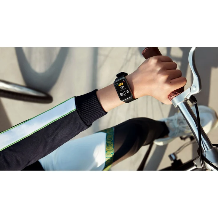 Huawei Watch Fit Smartwatch GPS, Unisex, 46x30mm, Silikonarmband, Schwarz – Bild 8
