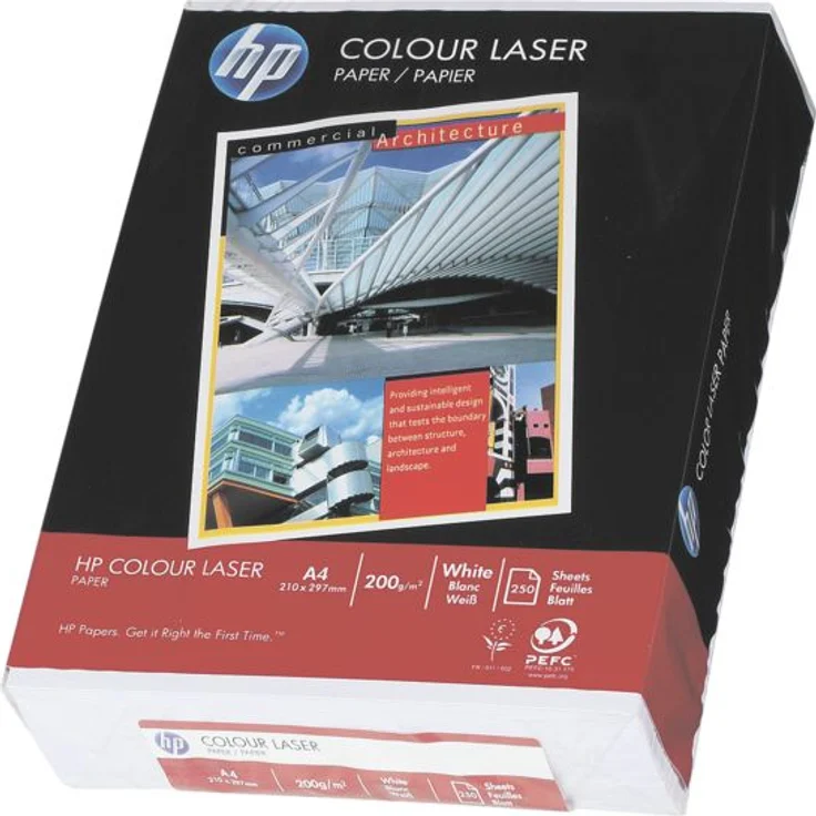 HP ColorChoice, CHP755, Digitaldruckpapier, 200g-m², A4, Paket zu 250 Blatt – Bild 1