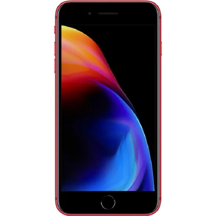 Apple iPhone 8 Plus Smartphone 13,97cm (5,5 Zoll) Retina-Display, 64GB interner Speicher, 3GB RAM, iOS, Rot – Bild 1
