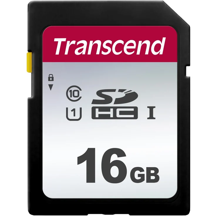 Transcend 16GB SDXC-SDHC 300S Speicherkarte TS16GSDC300S - bis zu 95 MBs lesen und 40 MBs schreiben – Bild 1