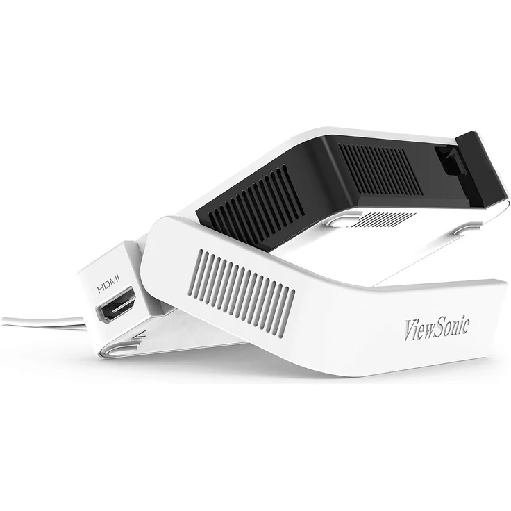 Viewsonic M1 Mini-Beamer, DMD/DLP, WVGA (854 x 480), Kontrast 5000:1, 250 ANSI-Lumen, Bildverhältnis 16:9, Bluetooth, silber – Bild 5