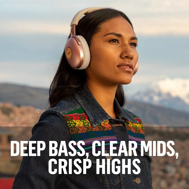 The House of Marley Positive Vibration XL Signature Black Over-Ear-Kopfhörer, schwarz – Bild 7