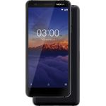 Nokia 3.1 Smartphone 13,21cm (5,2 Zoll) IPS-Display, 16GB interner Speicher, 2GB RAM, Dual-SIM, Android, Schwarz