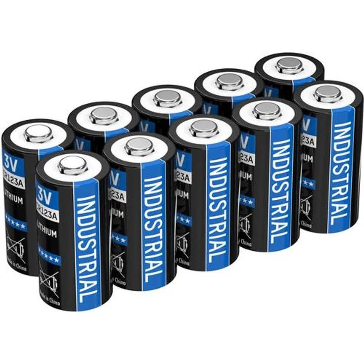 CR123A 10er Pack Lithium Batterie Spezial-Batterie 1St.
