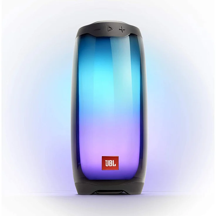 JBL Pulse 4 Bluetooth-Lautsprecher mit Lichteffekten, Mikrofon, Lampe, wasserdicht, schwarz – Bild 3
