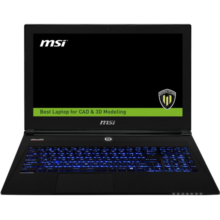 MSI Workstation WS60-6QJ16H11 - Business-Laptop 15,6 Zoll (39,6 cm) Full HD, Intel Core i7-6700HQ, 16GB RAM, 128GB SSD + 1TB HDD, NVIDIA Quadro M2000M, Windows 10 Pro 64-bit (0016H8-SKU1502)