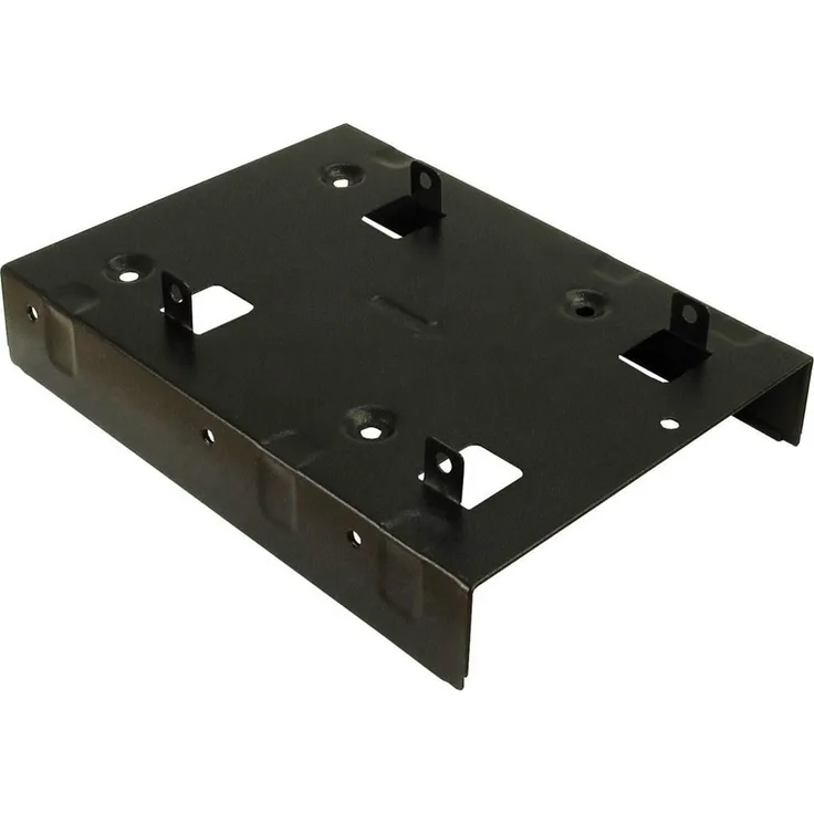 INTER-TECH Einbaurahmen von 3.5 Zoll auf 2 x 2.5 Zoll