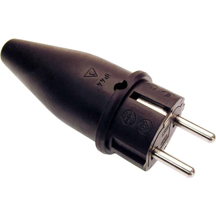 as - Schwabe 60411 Gummistecker, schwarz, robuste Ausführung