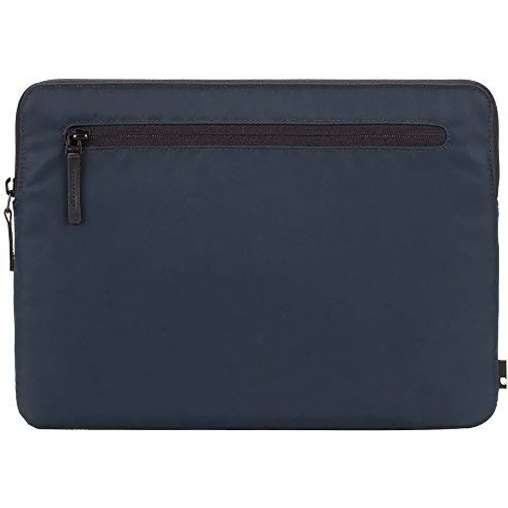 Incase Compact Sleeve Schutzhülle für Apple MacBook 12'' - navy blau [Flight Nylon I Zubehörtasche I Kunstfell-Interieur I Hochwertiger Reißverschluss] - INMB100337-NVY