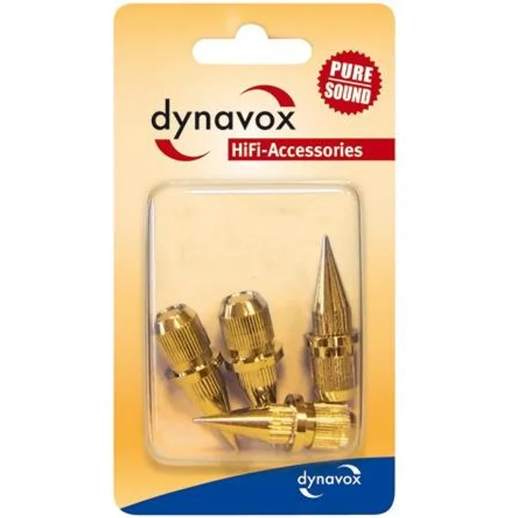 DynaVox Sub-Watt-Absorber (4-er Pack) Messing