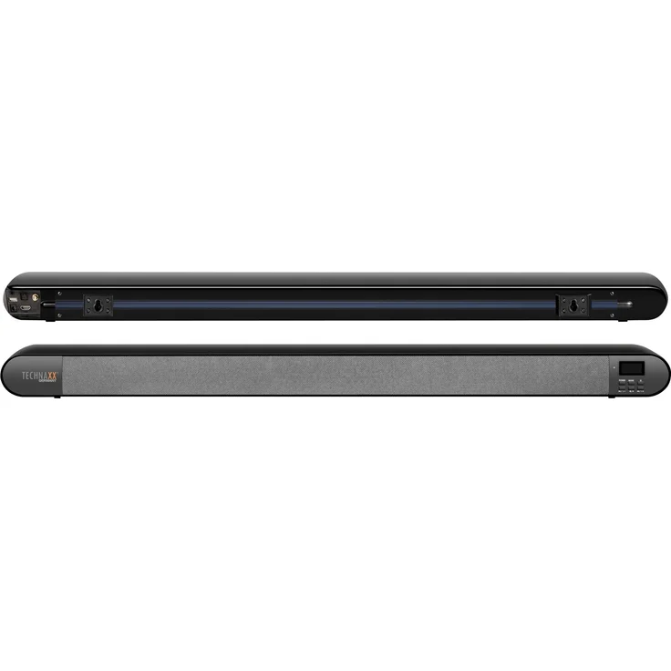 Technaxx TX-139 2.0 Soundbar ohne Subwoofer mit Beleuchtung, kabelgebunden, geeignet für TV, schwarz  – Bild 1