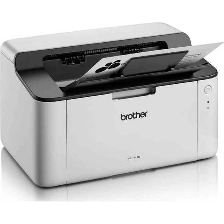 Brother HL-1110 - Laserdrucker, Mono, Auflösung: 2400 x 600 dpi, Druckgeschwindigkeit (S/W): 20 S/min, Papierzufuhr: 150 Blatt (HL1110G1) – Bild 2