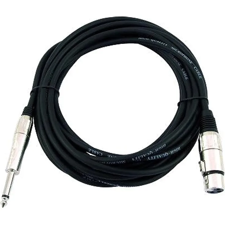 OMNITRONIC Adapterkabel XLR(F)/Klinke mono 5m sw