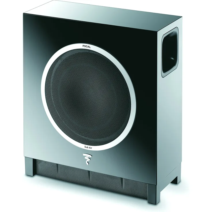 Focal Sub Air Subwoofer (High-Gloss-Optik, Funkverbindung, an der Wand montierbar) schwarz Subwoofer - 110 Watt - schwarz