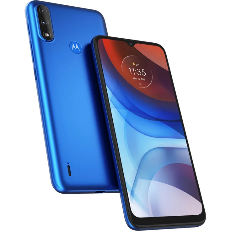 Motorola Moto E7 Power Smartphone 16,51cm Pixel (6,5 Zoll) IPS-Display, 64GB interner Speicher, 4GB RAM, Dual-SIM, Android 10, Tahiti Blue – Bild 1