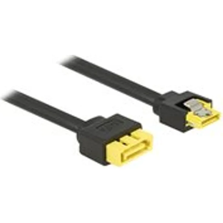DeLOCK - SATA-Verlängerungskabel - Serial ATA 150/300/600 - SATA (S) eingerastet bis 8 pin SATA (R) - 30 cm