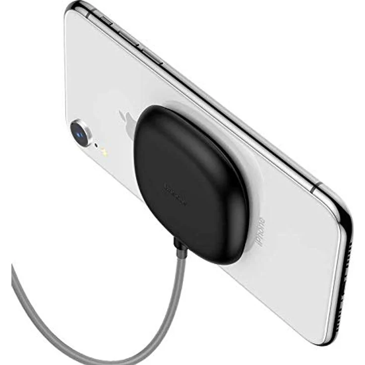 Baseus kabelloser Saugfuß Ladegerät 10W Schwarz (WXXP-01)