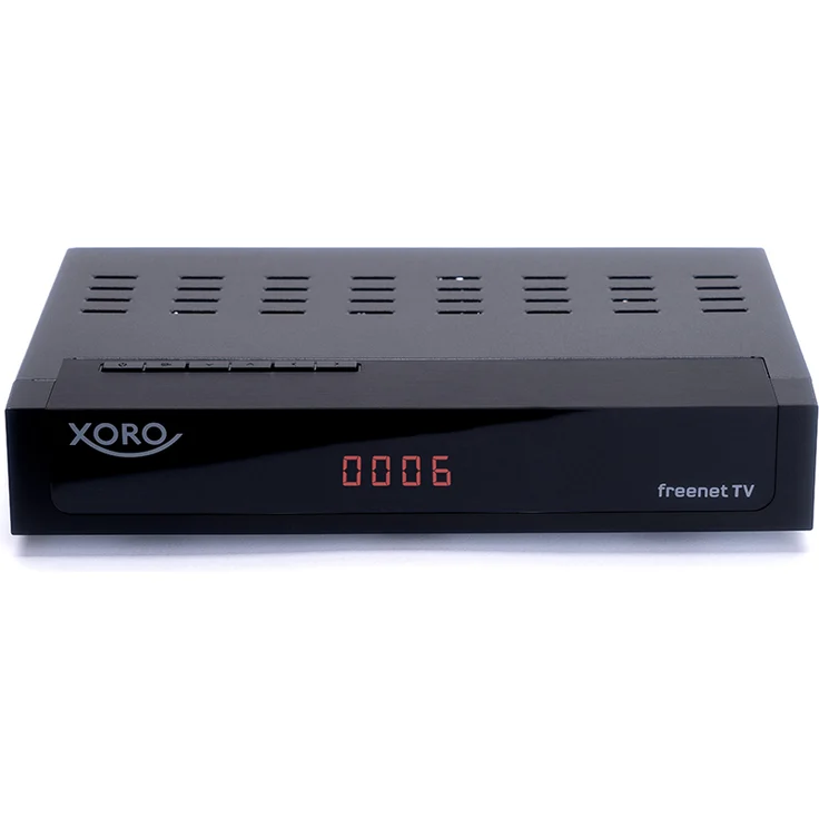 Xoro HRT 8770 Twin DVB-C-DVB-T2 Kabel FullHD Receiver, freenet TV, PVR, 1xUSB Schwarz – Bild 2