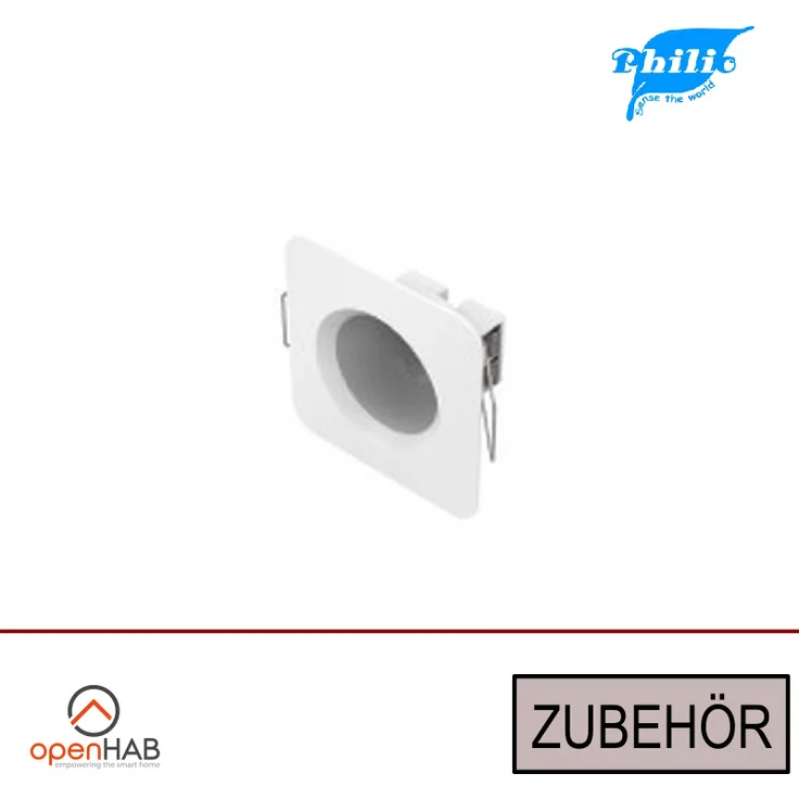 Deckenhalterung für Philio / Fibaro Motion - eckig (PHI_SPSP05-B)