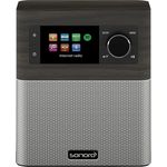 Sonoro sonoroSTREAM (2018) Internetradio mit Bluetooth, WLAN, TFT-Display, Wecker, schwarz, silber - Preisvergleich