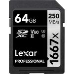 Lexar Professional 1667x 64GB SDXC UHS-II Karte
