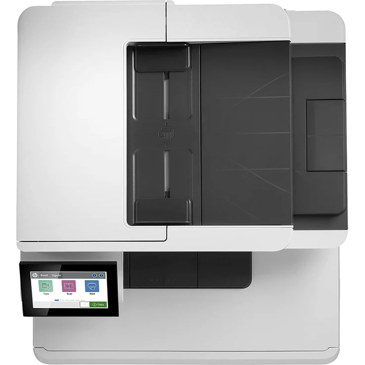 HP Color LaserJet Enterprise MFP M480f (4-in-1) Multifunktionsdrucker - (Laser) Farbe, Druckgeschwindigkeit: 27 s/w, 27 Farbe, Auflösung: 600 x 600, USB, LAN, AirPrint, Mobile Print (3QA55A) – Bild 5