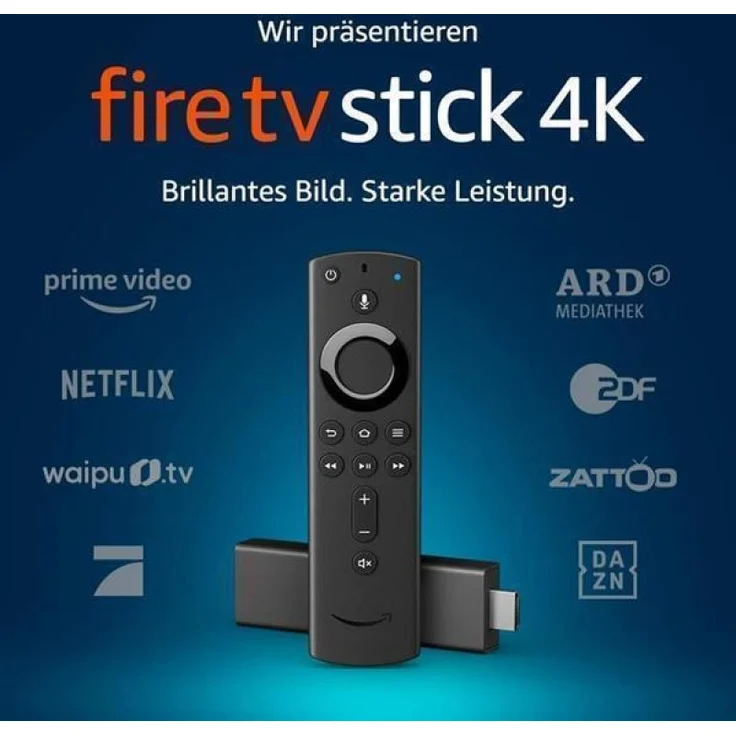 Amazon Fire-TV Stick 4K - 8 GB mit neuer Alexa Sprachsteuerung, schwarz – Bild 4