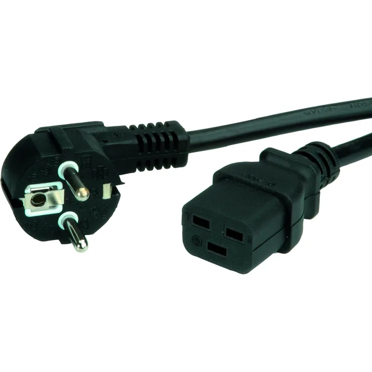Value Netzkabel Schuk.-IEC320-C19 16A,3m
