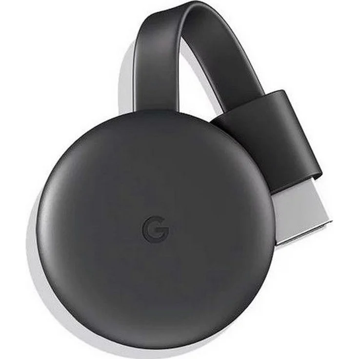 Google Chromecast v3 1080 p, WiFi 5 GHz, Grau – Bild 1