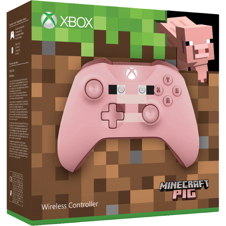 Microsoft Xbox One S Wireless Controller Minecraft Pig Special Edition Rosa (WL3-00053) (PC, Xbox One, Xbox Series) – Bild 4