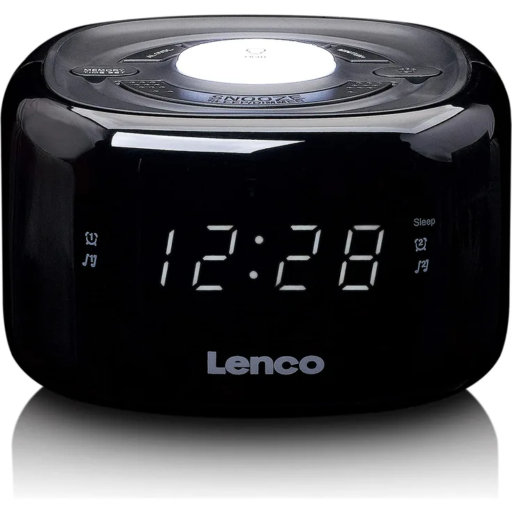 Lenco CR-12 Radiowecker, schwarz