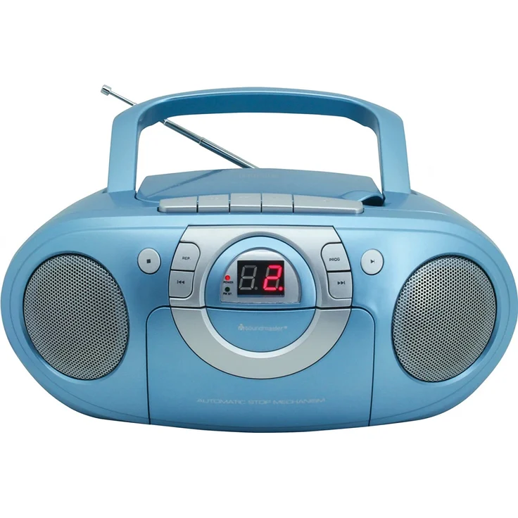 Soundmaster SCD 5100 Tragbares Radio, blau – Bild 2