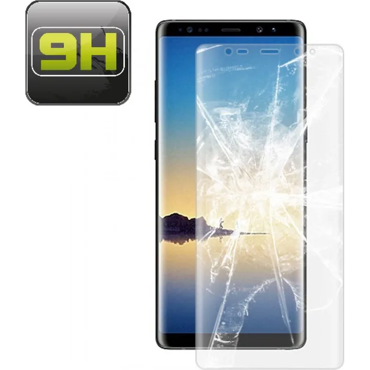 PROTECTORKING 1x Samsung Galaxy Note 8 FULL PANZERGLAS PANZERFOLIE GLASFOLIE Folie 9H HD klar