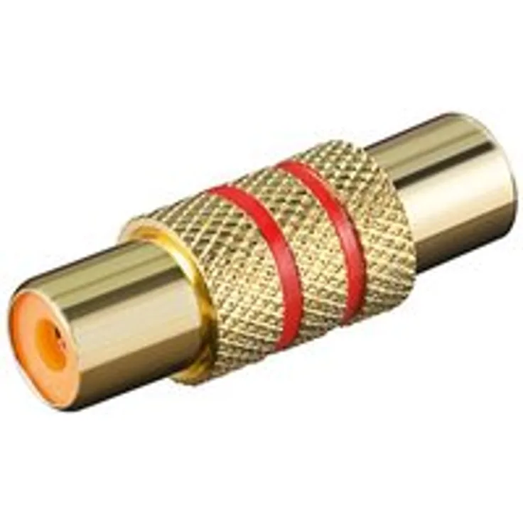 Adapter Cinch Kupplung auf Cinch Kupplung (Gold)