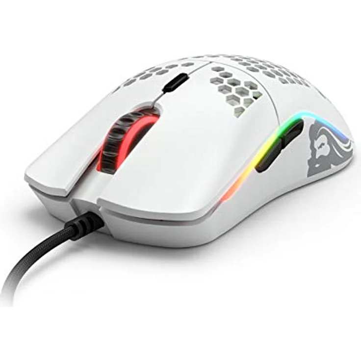 Glorious PC Gaming Race Model O Gaming-Maus mit Kabel, Weiß Matt – Bild 3