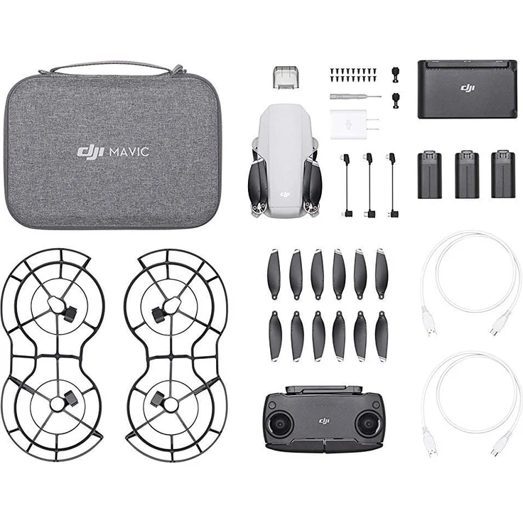DJI Mavic Mini Fly More Combo (EU) – Drohne und Zubehör Kit, leicht und tragbar, Flugzeit: 30 Min, Übertragungsentfernung: 2 km HD-Videoübertragung, 3-Achsen-Gimbal, 12 MP, HD-Video 2,7 K – Bild 7