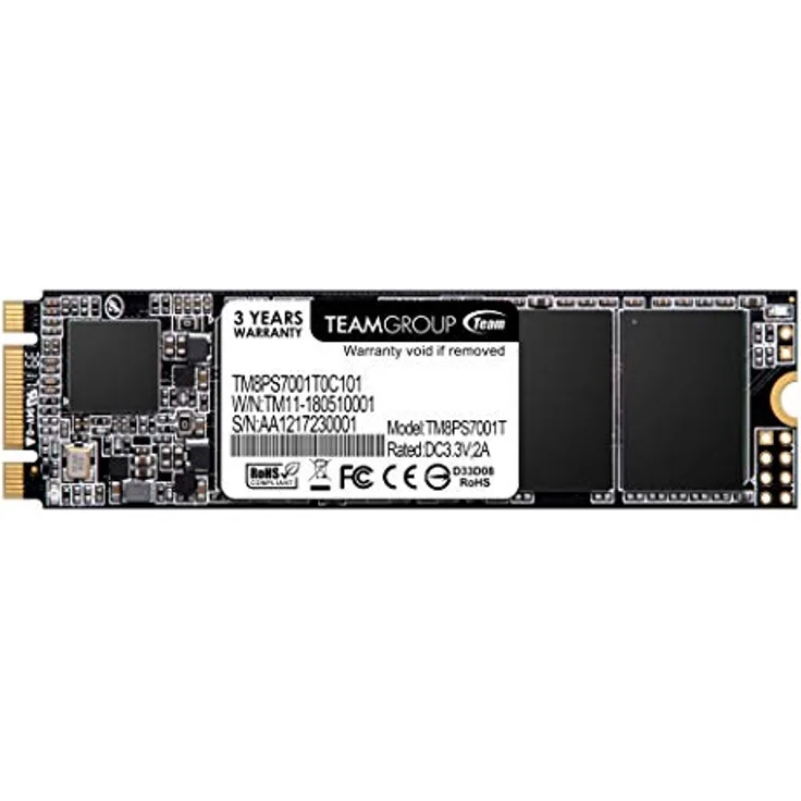 Team Group MS30 - Solid-State-Disk - 1 TB - intern - M.2 2280 - SATA 6Gb/s (TM8PS7001T0C101)